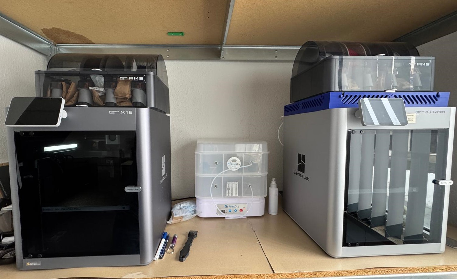 FDM 2x Bambulab X1E