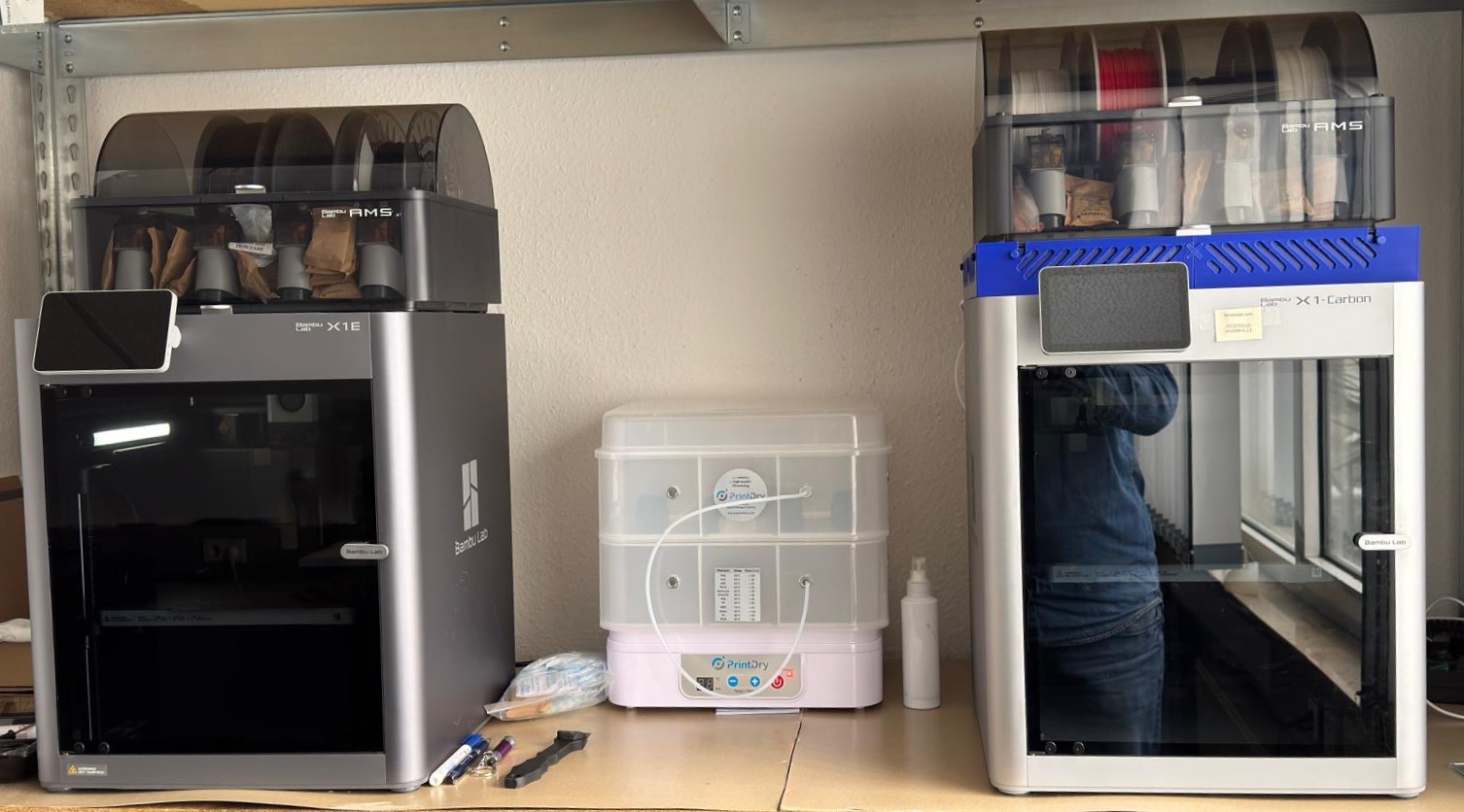 FDM 2x Bambulab X1E